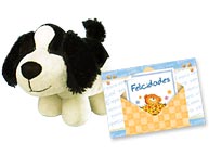 Perro Rollie y Tarjeta.