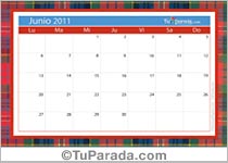 Calendario Junio 2011