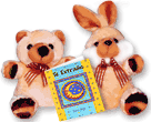 Set de oso y conejo.