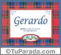 Gerardo - Significado y origen