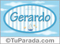 Gerardo - Nombre decorativo