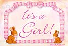 It's a girl ecard