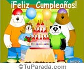 Tarjeta interactiva de Cumpleaños