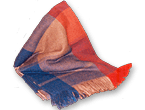 Pashmina de cuadros
