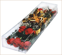 Ramo de seis rosas en caja