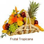 Canasta frutal tropicana.