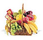 Canasta frutal y gourmet ligera.