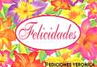 Tarjeta de Felicidades