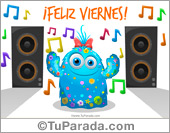 Tarjeta de feliz viernes