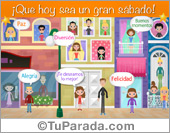 Tarjeta de buen sábado