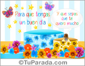 Tarjeta de feliz domingo