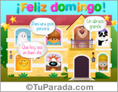 Postal de feliz domingo