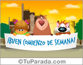 Tarjeta de comienzo de semana