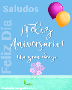 Diseño de Feliz Aniversario