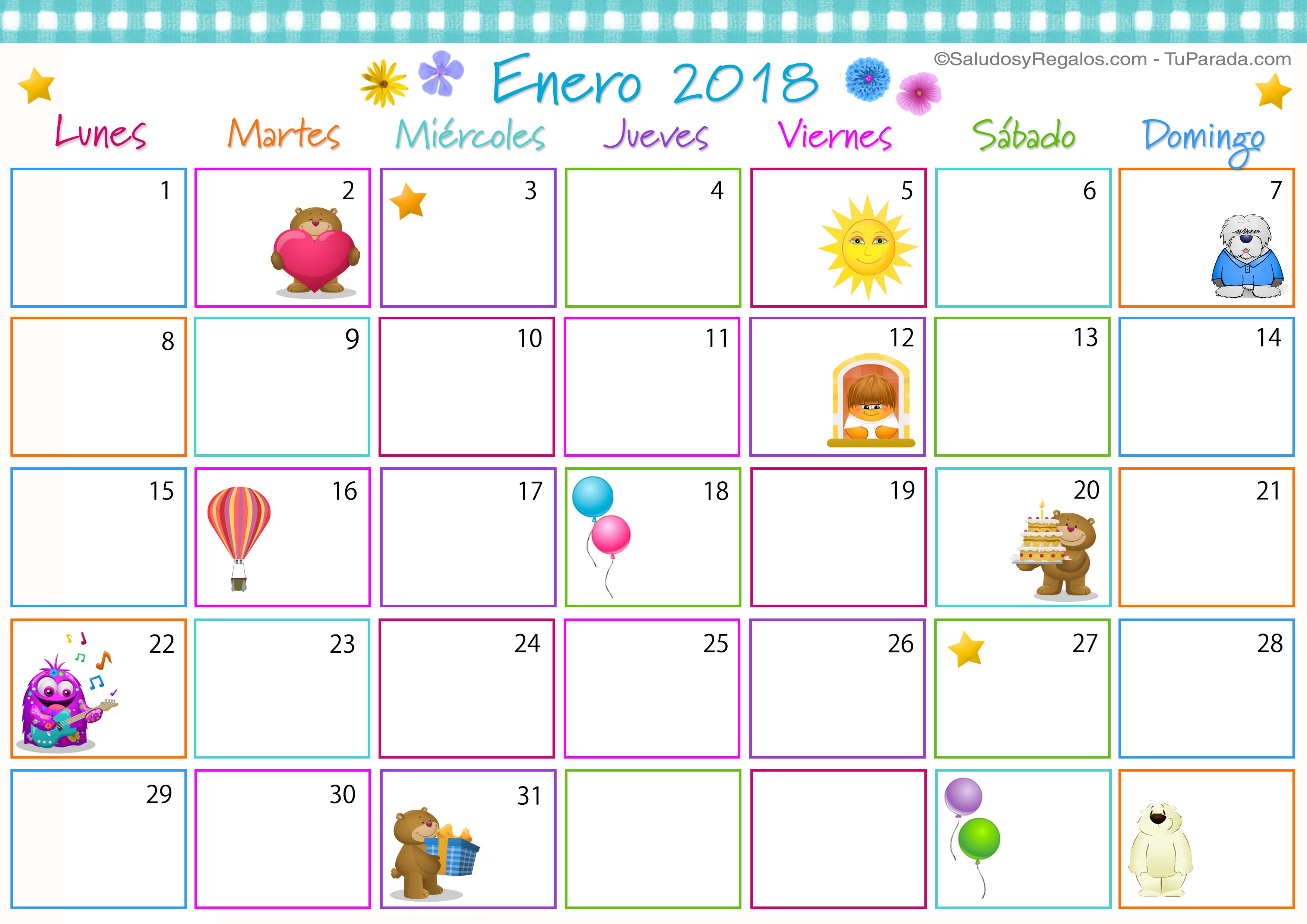 Calendarios Para Imprimir Gratis Calendario Enero Calendario Para
