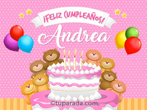 Cumpleaños de Andrea