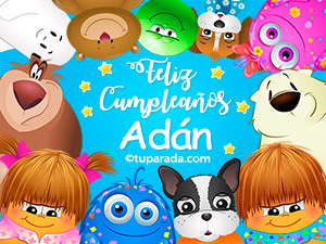 Feliz cumpleaños Adán