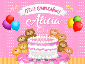 Cumpleaños de Alicia