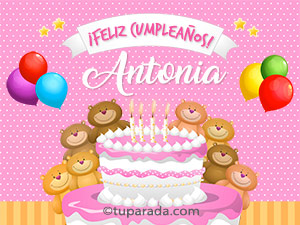 Cumpleaños de Antonia
