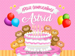 Cumpleaños de Astrid