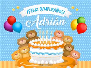 Cumpleaños de Adrián