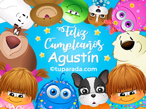 Feliz cumpleaños Agustín