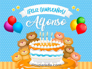 Cumpleaños de Alfonso