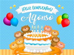 Cumpleaños de Alfonso
