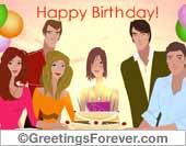 Birthday ecard