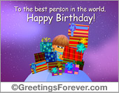 To the best person...