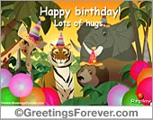Happy Birthday from the jungle