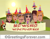 We love you! Ecard