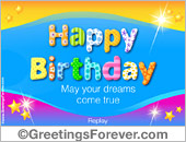 Birthday eCard