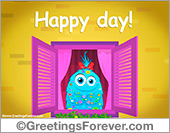 Happy day window ecard