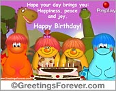 Birthday ecard: Hope your day...