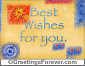 Best wishes birthday ecard