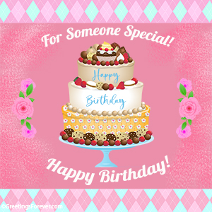 Birthday ecard for someone special