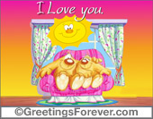 I love you with a sun