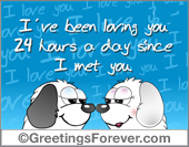 I love you...
