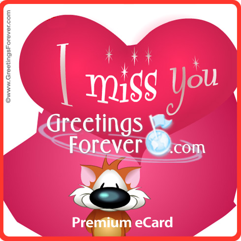 Ecard - I miss you ecard