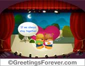Romantic theater ecard