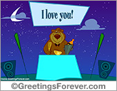 Romantic dinner ecard