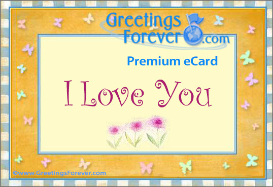 I love you with decorative guard