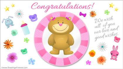 Congratulations for Baby Girl