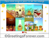 Interactive friendship ecard