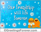 Our friendship ecard