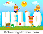 Hello nice ecard