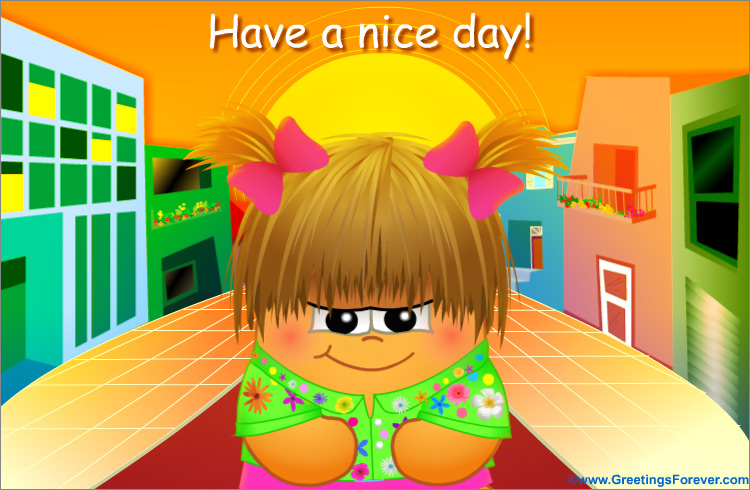 Ecard - Have a nice day colorful ecard