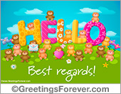 Hello with little bears