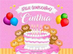 Cumpleaños de Cinthia
